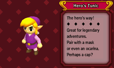 Zelda triforce shop heroes cia